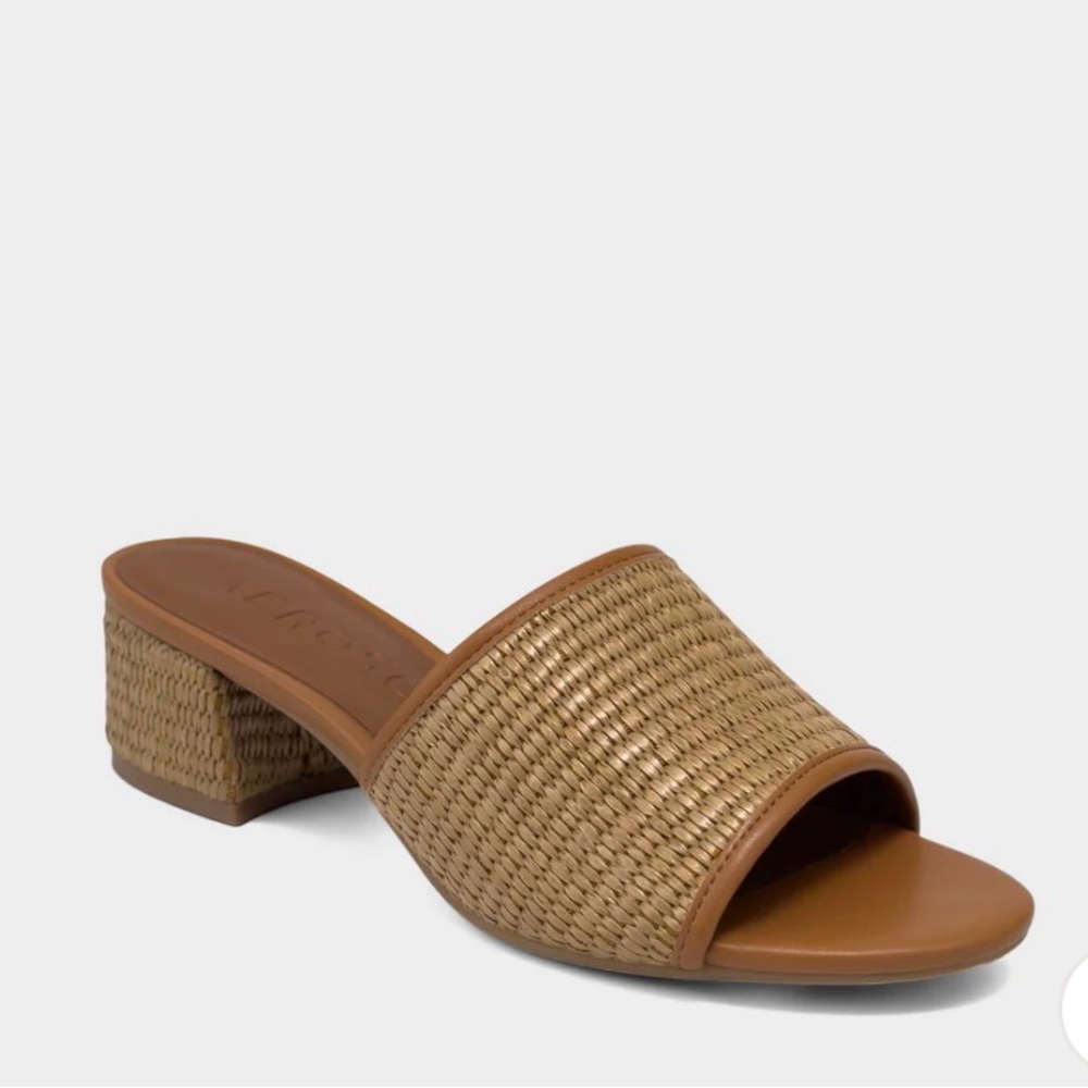 AEROSOLES Women’s Heeled Sandle Brown Cottagewore Size 6.5